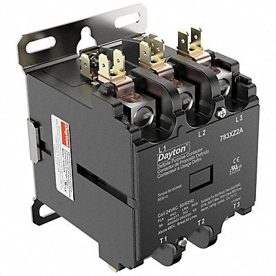 DAYTON 783XZ2 Definite Purpose Magnetic Contactor 24VAC 3P 50A