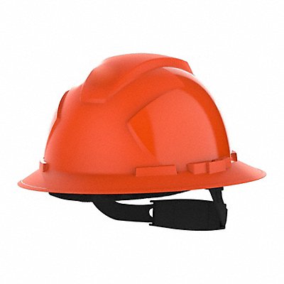 HEXARMOR 1623009 Hard Hat Full Brim Ratchet Hi Vis Orange