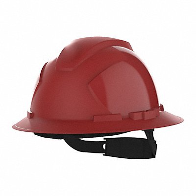 HEXARMOR 1623008 Hard Hat Full Brim Ratchet Red 0.89 lb