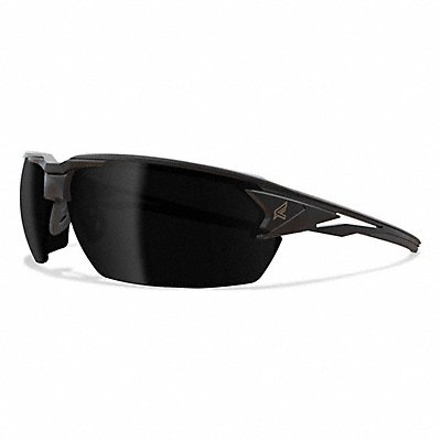 EDGE EYEWEAR XP416VS Safety Glasses Smoke Lens Black Frame M