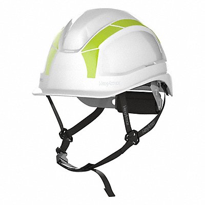 HEXARMOR 1615001Y Safety Helmet HDPE White 6-3/8 to 8 Size