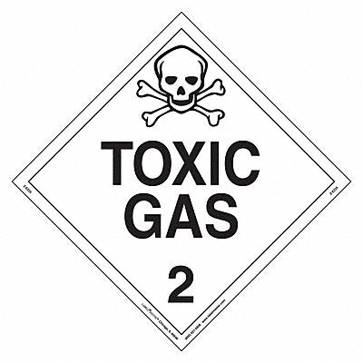 LABELMASTER ZEZ25 DOT Container Placard Vinyl PK25