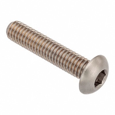 GRAINGER ZBC333UNF Button Head Socket Cap Screw
