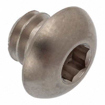 GRAINGER ZBC383UNC Button Head Socket Screw