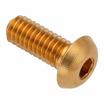 GRAINGER ZBC4X10BR Button Head Socket Cap Screw