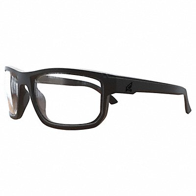 EDGE EYEWEAR ZDF111VS Safety Glasses Clear Lens Black Frame M