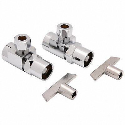 ZURN ZH8824XLLKPC Angle Supply Stop Brass 2-3/4 in L