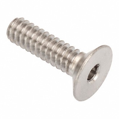 GRAINGER ZHF60204C08 Flat 100 Degree Head Socket Screw