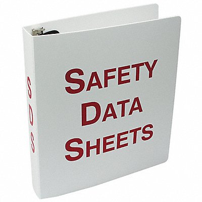ACCUFORM ZRS632 Binder Red/White 10-5/8 in W English