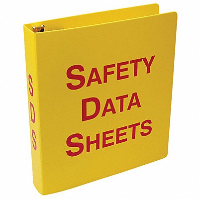 ACCUFORM ZRS641 Binder Red/Yellow 10-5/8 in W English