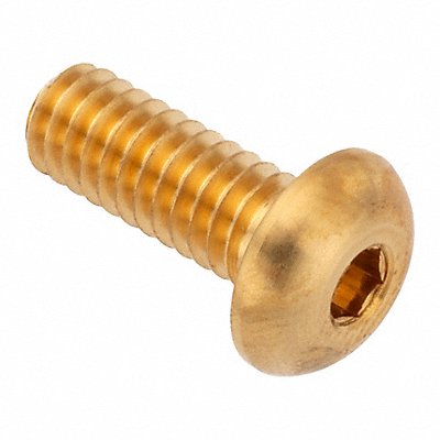 GRAINGER ZSB55012F08 Button Head Socket Screw