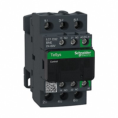 SCHNEIDER LC1D32BNE IEC Magnetic Contactor NonReversing 24-60VAC/DC