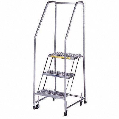 BALLYMORE A3SHG Rolling Ladder Aluminum 28-1/2 In.H