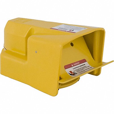 SQUARE D 9002AW119 Foot Switch Yellow Aluminum SPDT Momentary