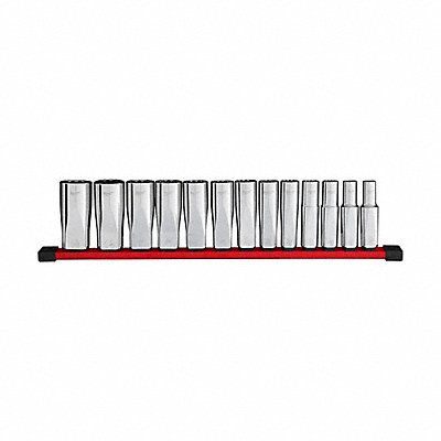 MILWAUKEE 48229424 Deep Well Socket Set - SAE 12pt