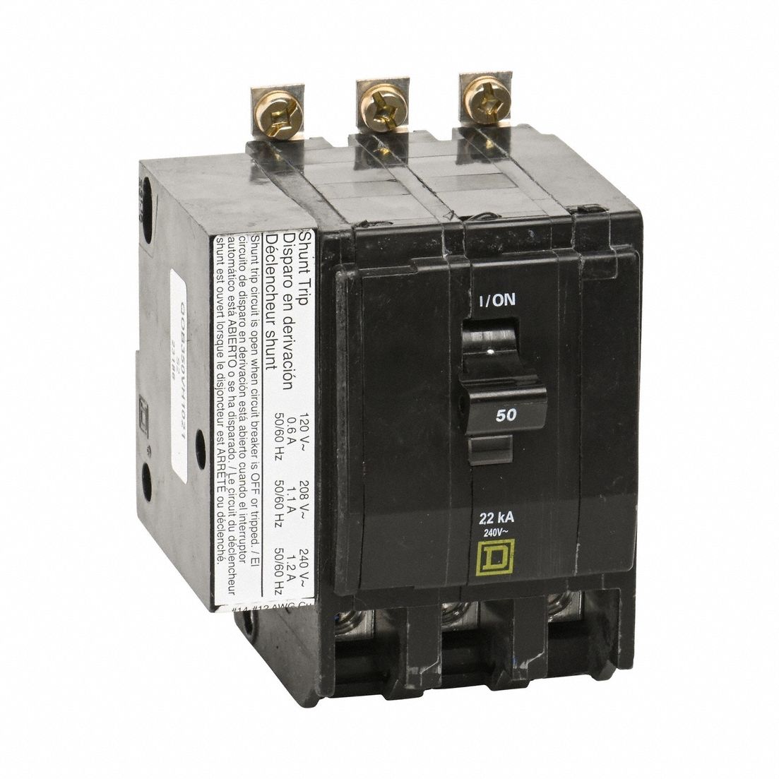SQUARE D QOB350VH1021 Miniature Circuit Breaker 240V 50A