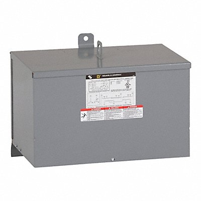 SQUARE D 9T2F Three Phase Transformer 9kVA 480VAC