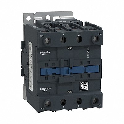 SCHNEIDER ELECTRIC LC1D65008F7 IEC Magnetic Contactor 110V Coil 65A