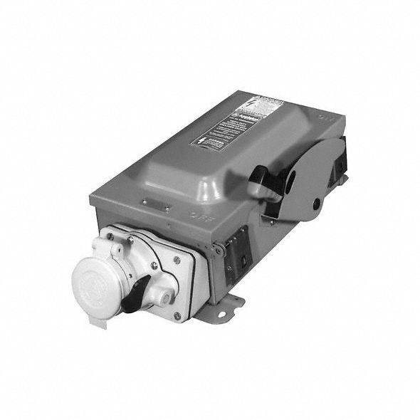 APPLETON ELECTRIC WSRD63542 Interlocked Recept Non-Fused 60A 4P 3W