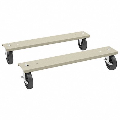 TENNSCO WBCK3036SAND E2259 Plate Castor Kit Polylfin 5 in 1000 lb.