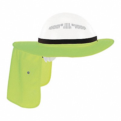 CHILL-ITS BY ERGODYNE 6661 Hard Hat with Sun Shade Lime