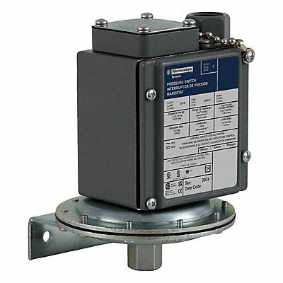 TELEMECANIQUE SENSORS 9016GAW21 Vacuum Switch DPDT 100psi Max Pressure