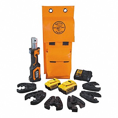 KLEIN TOOLS BAT207T144H Cordless Cutter/Crimper Kit 4 Ah