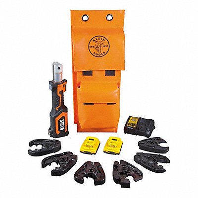KLEIN TOOLS BAT207T14 Cordless Cutter/Crimper Kit 2 Ah