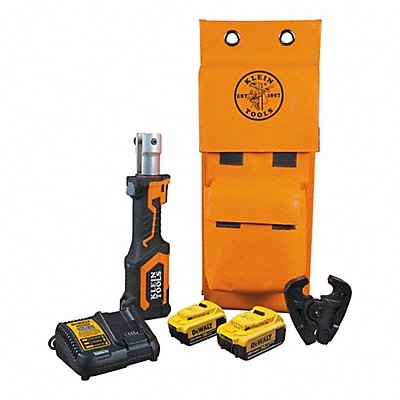 KLEIN TOOLS BAT207T24H Cordless Crimper D3 Groove Jaw 4Ah