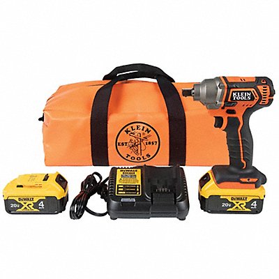 KLEIN TOOLS BAT20CW1 Compact Impact Wrench Kit