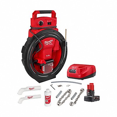 MILWAUKEE 251921 Chain Snake Kit Cordless 12 V DC 6 Ah
