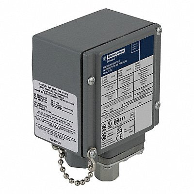 TELEMECANIQUE SENSORS 9012GDW5 PressureSwtch 3-150psi Diaphragm 1NO/1NC