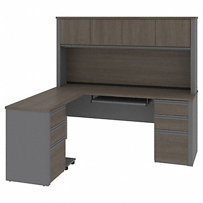 BESTAR 99852000047 L Shaped Desk with Storage