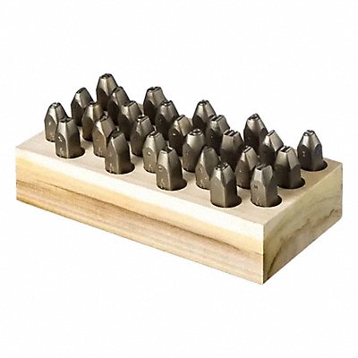 C.H. HANSON 20260 Steel Stamps Set 3/16 in 27 pcs.
