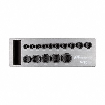 INGERSOLL RAND DXSK2M15 Impact Socket Set Metric 12 mm to 33 mm