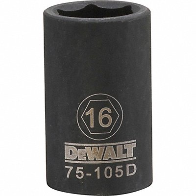DEWALT DWMT75105OSP Drive Impact Socket 1/2in 16mm