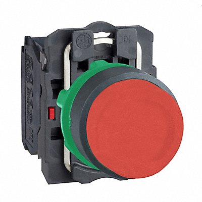 SCHNEIDER ELECTRIC XB5AL42 H7076 Extended Push Button Operator Non Illuminated Red 1NC
