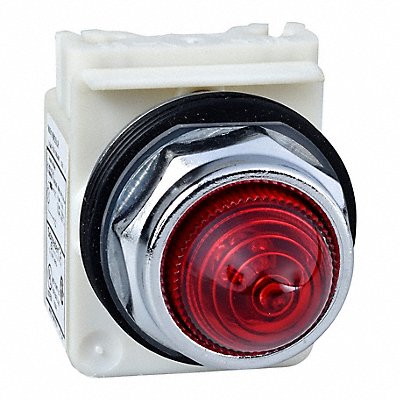 SCHNEIDER ELECTRIC 9001SKT1R9 H4510 Pilot Light Red 30mm Incandescent