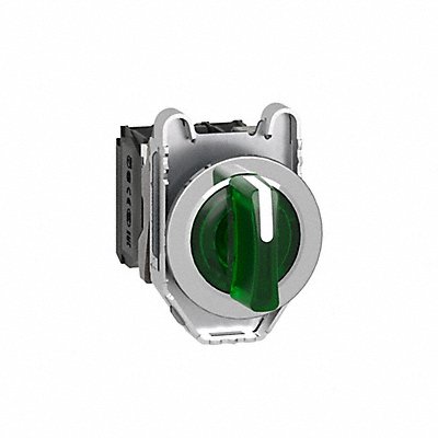SCHNEIDER ELECTRIC XB4FK133M5 Selector Switch Illuminated 3Pos 30mm Green