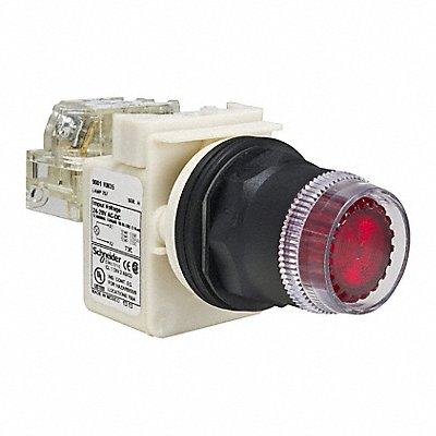 SCHNEIDER ELECTRIC 9001SK2L1R Extended Push Button Red LED 30mm