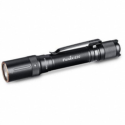 FENIX LIGHTING E20V20 Flashlight Aluminum Black 350lm