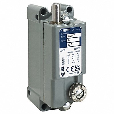 TELEMECANIQUE SENSORS 9007AW46 Plug In Limit Switch PushRodPlunger SPDT-DB