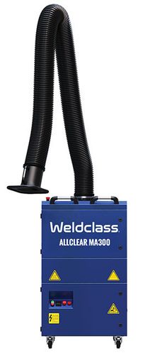 Weldclass 91300AMA1 Fume Extractor Mobile ALLCLEAR MA300 AUTO 1ph/230V Single 3m Arm Auto-Clean - view 3