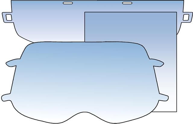 Weldclass WC-06709 Lens Clear Grinding Visor 220x120mm Suit PROMAX 850R Pk5 - view 2