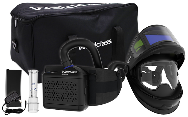 Weldclass WC-06702 Welding Helmet PROMAX 850R PAPR Flip-Up with R50 Respirator with Bonus 2nd Battery - view 2