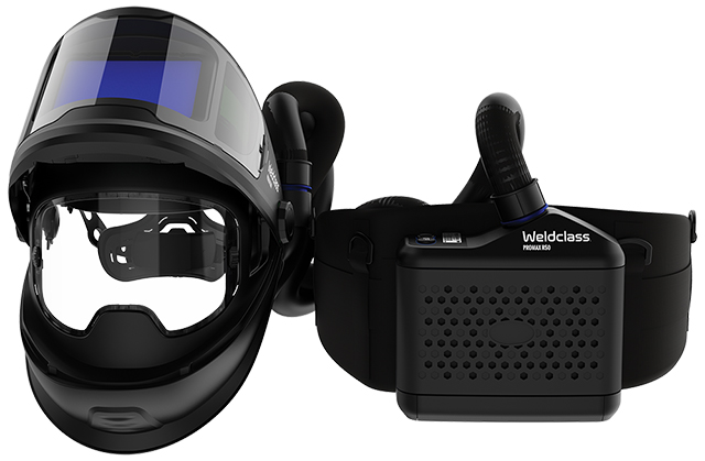 Weldclass WC-06702 Welding Helmet PROMAX 850R PAPR Flip-Up with R50 Respirator with Bonus 2nd Battery - view 3