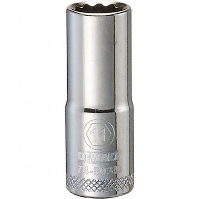 DEWALT DWMT74503OSP Deep Socket 12 Pt 3/8in 11 mm