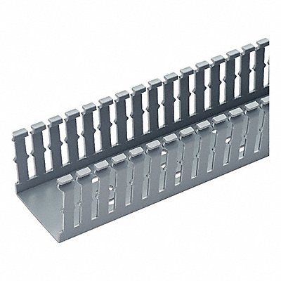 PANDUIT F15X15LG6A WIRE DUCT NARROW SLOT GRAY 1.75W X 1.5D