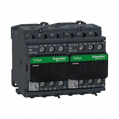 SCHNEIDER LC2D12BD G3487 IEC Magnetic Contactor Reversing 24VDC