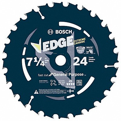 BOSCH DCB724B25 7 1/4 X 24T FRAMING CSB BULK 25